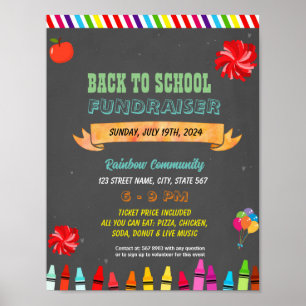 Poster Circulaire Editable School Spirit