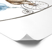 Poster Circus Bear On A Bike With Balloons Nursery (Coin)