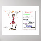 Poster Circus Girl ~ original (Devant)