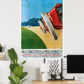 Poster Circvito di Milano (Bureau à domicile)