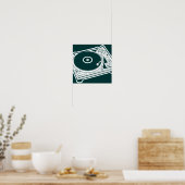 Poster Cire Old School / Platine (Cuisine)