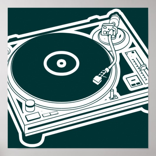 Poster Cire Old School / Platine (Devant)