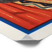 Poster Cirque 5 grands troupeaux d'éléphants performants (Coin)