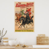 Poster Cirque Avec Des Hommes À Cheval. (Cuisine)