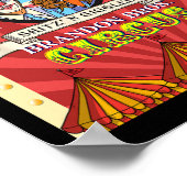 Poster Cirque démocrate libéral Dumbest Harris Squad Fun (Coin)