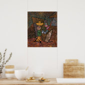 Poster Cirque du voyage par Paul Klee (Cuisine)