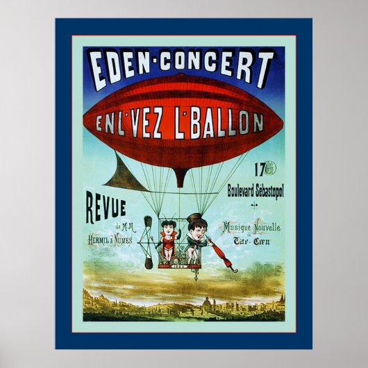 Poster Cirque français ~ Publicité Vintage (Devant)
