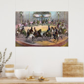 Poster Cirque Grand Finale, Cirque 1872. (Cuisine)