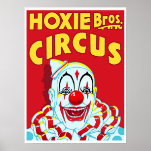 Poster Cirque Hoxie Bros.