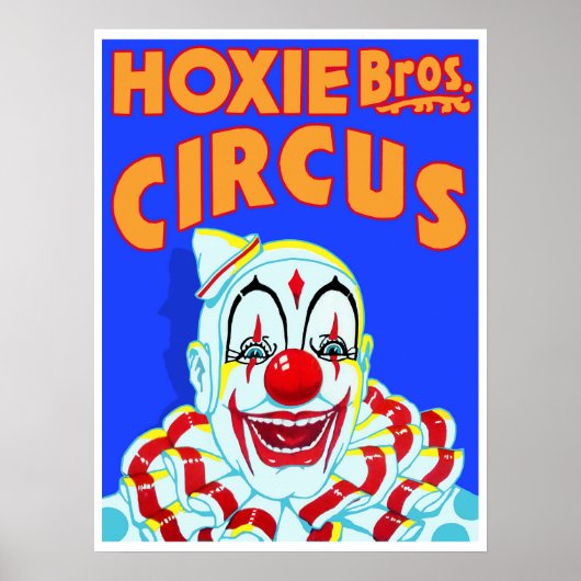 Poster Cirque Hoxie Bros. (Devant)