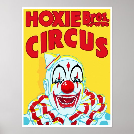 Poster Cirque Hoxie Bros. (Devant)