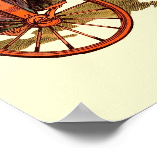 Poster Cirque Procession Elephant Antique (Coin)