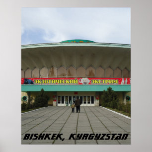 Poster Cirque soviétique, Bishkek Frunze, Kirghizistan