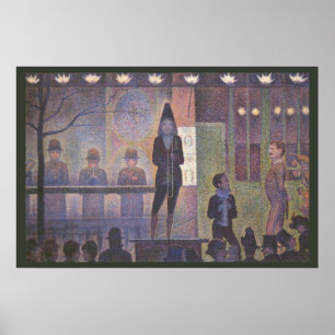 Poster Cirque Spectacle de Georges Seurat, Art Vintage