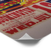 Poster Cirque, Théâtre rétro 'Clyde Beatty et Cole Bros' (Coin)