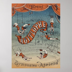 Poster Cirque Victorien d'époque
