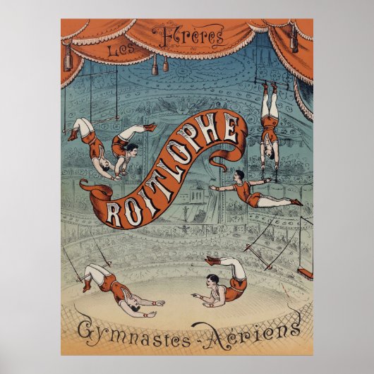 Poster Cirque Victorien d'époque (Devant)