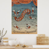 Poster Cirque Victorien d'époque (Cuisine)