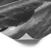 Poster Cirrus nuages au-dessus du lac Waterfowl, Banff (Coin)