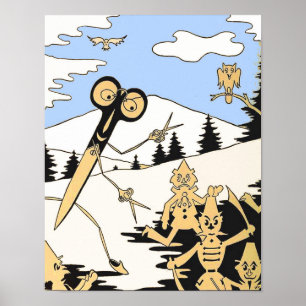 Poster ciseaux assassins