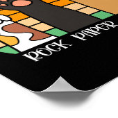 Poster Ciseaux de papier roche jeu Kitten Lover animaux p (Coin)