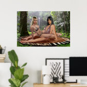 POSTER CISEAUX DE TARZANA LUANA #2 (Bureau à domicile)