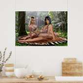 POSTER CISEAUX DE TARZANA LUANA #2 (Cuisine)