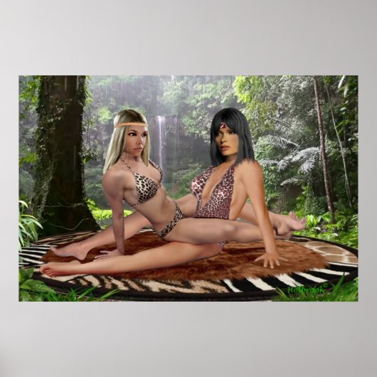 POSTER CISEAUX DE TARZANA LUANA #2 (Devant)