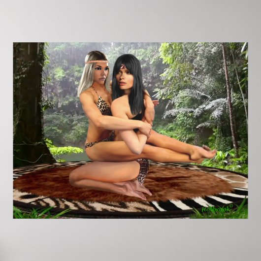 POSTER CISEAUX DE TARZANA LUANA #3 (Devant)