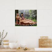 POSTER CISEAUX DE TARZANA LUANA #4 (Cuisine)