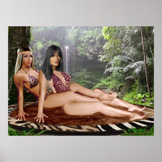 POSTER CISEAUX DE TARZANA LUANA #4 (Devant)