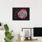 Poster Ciseaux en spirale (Bureau à domicile)