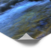 Poster Cispus River HDR Imprimer avec texte écrit (Coin)