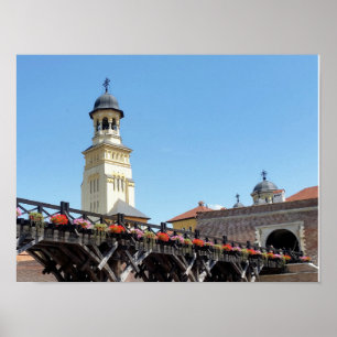 Poster Citadelle, Alba Iulia Forteresse complexe, Transyl