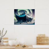 Poster Citadelle polaire bâtie sur la structure extraterr (Cuisine)