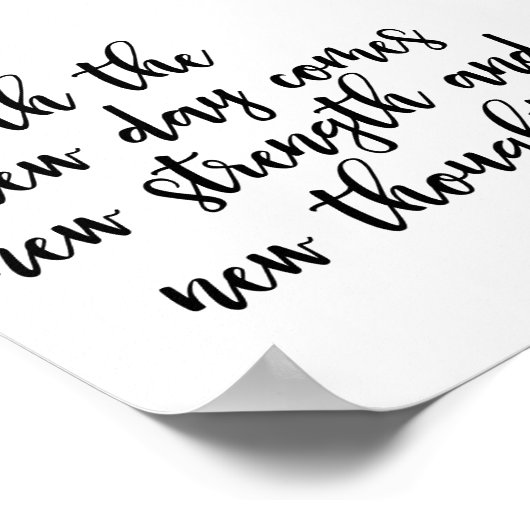 Poster Citant Eleanor Roosevelt (Coin)