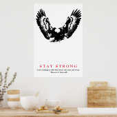 Poster Citation 2ÈME GUERRE MONDIALE de Pop Art Eagle par (Cuisine)