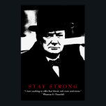 Poster Citation 2ème guerre mondiale Winston Churchill Mo<br><div class="desc">Freedom & Courage Motivational Eagles Images - Fearless American Bald Eagle - Notre plus grande gloire n'est pas de ne jamais tomber,  mais de se lever chaque fois que nous tombons.</div>