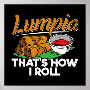 Poster Citation alimentaire philippine Lumpia
