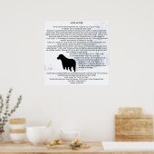 Poster Citation Amoureux des chiens - Meilleur Ami - Cita (Cuisine)