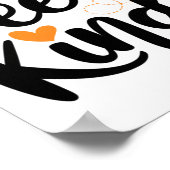 Poster Citation Avec Orange Love bee Sticker (Coin)