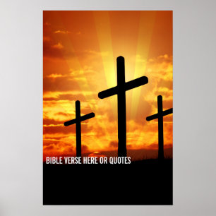 Poster Citation biblique personnalisée ou citations de di