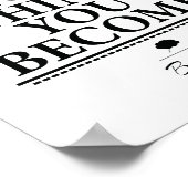 Poster Citation Bouddha (Coin)