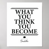 Poster Citation Bouddha (Devant)