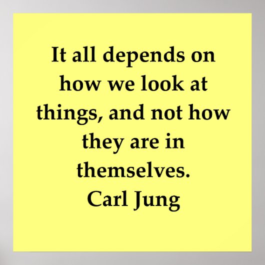 Poster citation carl jung (Devant)