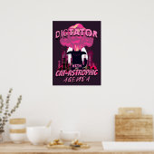 Poster Citation Catastrophique Funny Angry Cat (Cuisine)