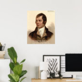 Poster Citation célèbre de Robert Burns (Bureau à domicile)