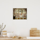 Poster Citation célèbre de Socrate - Je ne peux enseigner (Cuisine)