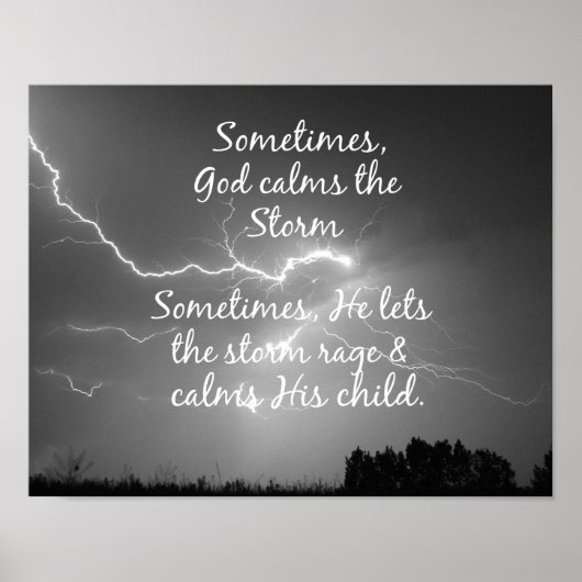 Poster Citation chrétienne inspirée (Devant)