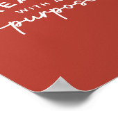 Poster Citation chrétienne rustique (Coin)